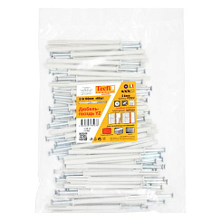 Дюбель-гвоздь YZ потайн. манжета нейлон 6x100 (80 шт) - пакет | 147490 | Tecfi