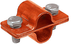 Зажим соединительный пруток — стержень 16 мм параллельный, медь|90552|Ezetek