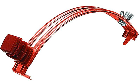 Держатель проводника круглого 6-8 мм для конька, медь|91030|Ezetek