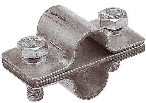 Зажим соединительный пруток — стержень 16 мм параллельный, оцинк.|90550|Ezetek