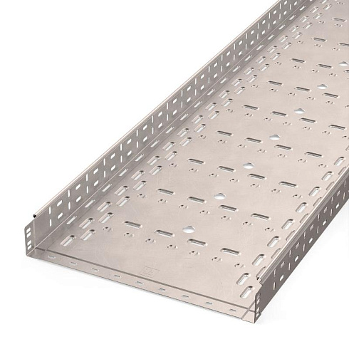 Лоток перфорированный Стандарт INOX (AISI 409) 500х80х3000 (1,0 мм) (6 м/уп) | PR16.2427 | Промрукав