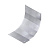Крышка на угол вертикальный внутренний 90 градусов 80х500, R600 | UKID685 | DKC