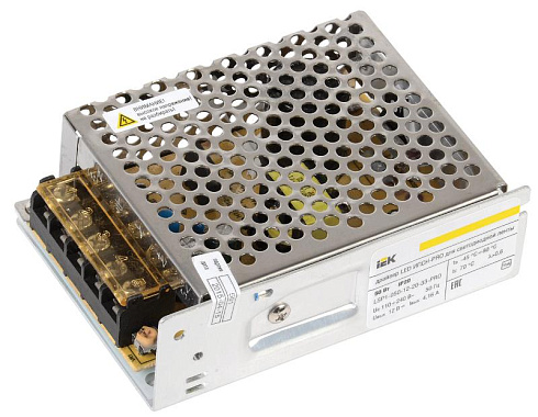 Драйвер для светодиодных лент LED ИПСН-PRO 50Вт 12В IP20 блок-клеммы | LSP1-050-12-20-33-PRO | IEK
