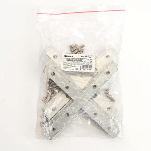 Соединитель X для профилей CAB, LD155 FERON | 48115 | FERON