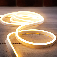 Гибкий неон LED SMD 8х16 мм, односторонний, теплый белый, 120 LED/м, 5 м | 131-006 | NEON-NIGHT
