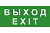 Эвакуационный знак ЭП18 ВЫХОД/EXIT 140x280 мм | ЭП18 140280 | TechnoLux