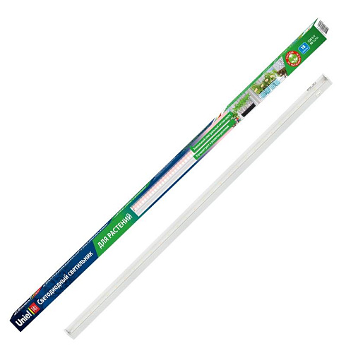 Светильник светодиодный для растений 870мм, выкл на корпусе Пластик ULI-P17-14W/SPLE IP20 WHITE Спектр для фотосинтеза | UL-00003958 | Uniel