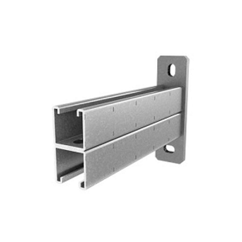 Консоль СТРАТ двойная 41х41, база 900, толщ. 2,5 мм, гальван. цинк, 875509 | КСД-41х41х900-2,5-ЭЦ |  Ostec