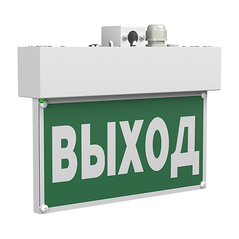 Указатель аварийный светодиодный BS-TERON-73-S1-INEXI2 6,3Вт 3ч постоянный накладной IP65 | a15595 | Белый свет