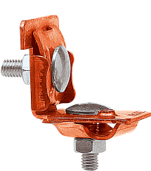 Держатель проводника круглого 6-10 мм для фальца 0.7-8 мм, медь|91090|Ezetek