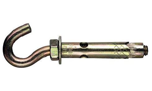 Анкерный болт с крюком М8 10х60 (50шт/уп) | PR08.3933 | Промрукав
