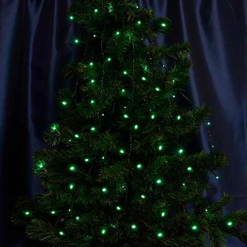 Светодиодная гирлянда CL06 линейная 20м + 1.5м 230V зеленый c питанием от сети | 32311 | Feron