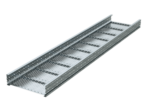 Лоток перфорированный  500х200х6000х2мм, лонжерон, горячеоцинкованный | USH625HDZ | DKC