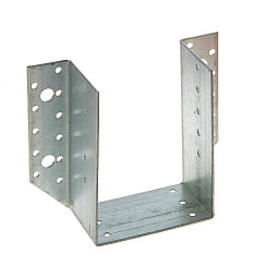 Опора бруса раскрытая 110x76х41x2, оцинкованная - накл. | 126361 | Tech-KREP
