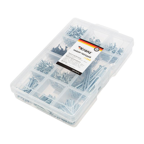 Набор гвоздей 1260 шт. | KR-01-3101-12 | Kranz