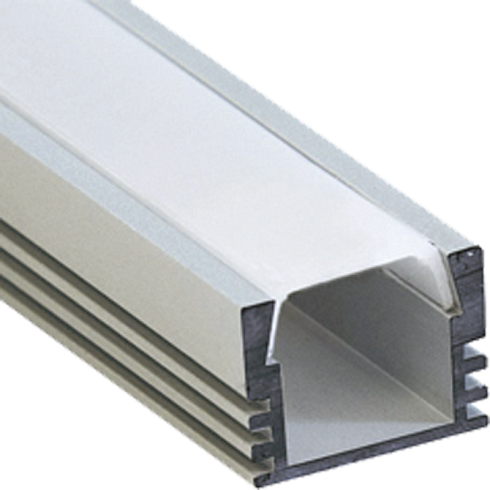 Профиль алюминиевый для светодиодной ленты PAL 1612 накладной анодированный IP20 2м | 1009647 | Jazzway