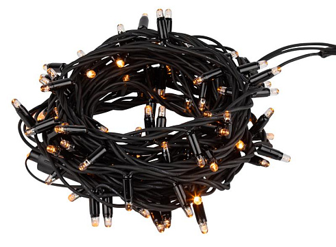 Гирлянда ЭРА ERAPS-NZ2 светодиодная новогодняя нить уличная 10 м желтая 100 LED | Б0060544 | ЭРА