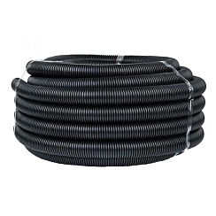 Труба гофр. FRHF с зондом d40мм (25м.)черная Plast EKF PROxima | FRHF-40 | EKF