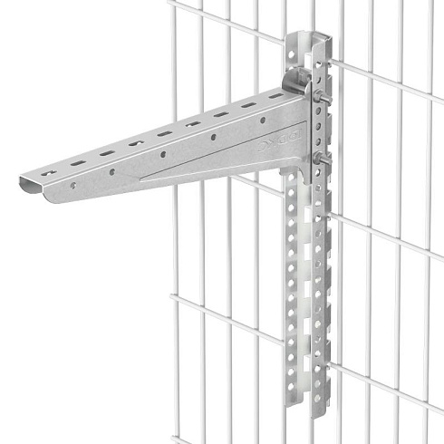 Крепление на сетку одной консоли 43х50х295 мм, горячеоцинкованное | BMF1830HDZ | DKC
