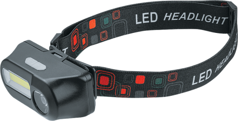 Фонарь налобный NPT-H32-ACCU, Li-Ion 18650 3,7 В 1200 мА·ч,.1 COB LED, 5 Вт + 1 CREE LED, 3 Вт, 7 режимов работы | 93890 | Navigator