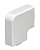 Крышка плоского угла кабельного канала WDK 15x40 мм (ПВХ,белый) (WDK HF15040RW) | 6192769 | OBO Bettermann