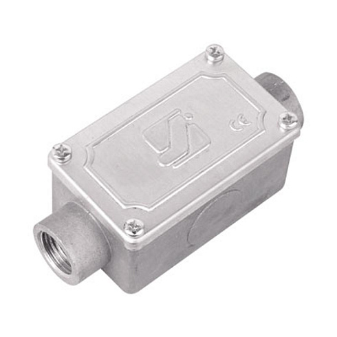 Коробка протяжная алюминиевая, 2 ввода 180°, М25х1,5 ,IP55,118х51х42мм | 6030-25 | DKC