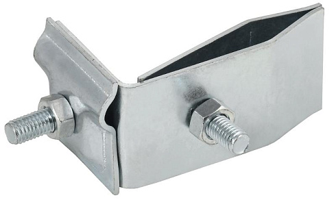 Дер. пр. кр. 6-10мм фальца угл. h=70мм оц. сталь | ZDP80-11-2-16-70 | IEK