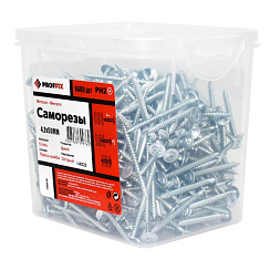 Саморез СММ 4,2х50 усиленный (TWN) (400 шт) - контейнер | 146526 | PROFFIX