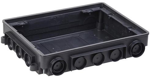 Коробка напольная ONFLOOR 12 модулей |KNU-12-PA-9011 | IEK