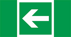 Пиктограмма (Пластина) Указательная стрелка (335*165) для LYRA | 2502000170 | Световые Технологии