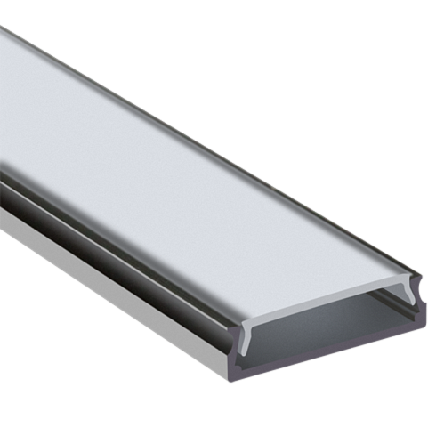 Рассеиватель защелкивающийся МАТОВЫЙ для профиля PAL 2406 | 1037787 | Jazzway