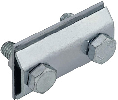 Заж. соед. сквозной пр.-пр. 8мм оц. сталь HDZ | ZCC86-14-1-08 | IEK