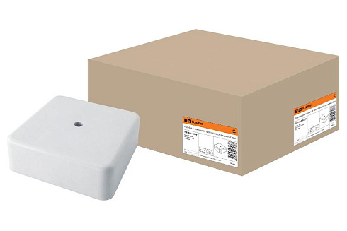 Коробка распределительная КР 100х100х44 о/п белая IP40 | SQ1401-0209 | TDM