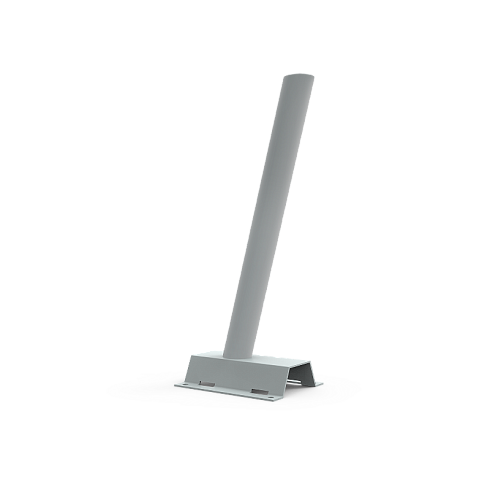 Кронштейн для уличных светильников на столб под бандажную ленту 122*150*400 D48мм | 903265502 | Gauss