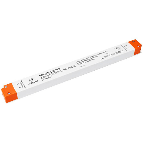 Блок питания ARV-SN24240-SLIM-PFC-B (24V, 10A, 240W) (Arlight, IP20 Пластик, 3 года) | 026679(1) | Arlight