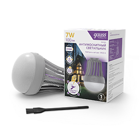 Антимоскитный светильник Mosquito с подвесом, 7Вт, 3AAА, 1/40 | GMQ02 | Gauss