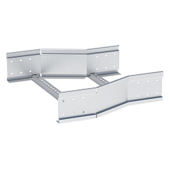 Переходник по ширине центральный лестничный усиленный 150х700х600 мм (2 мм) | wcltp150x700x600-2 | EKF