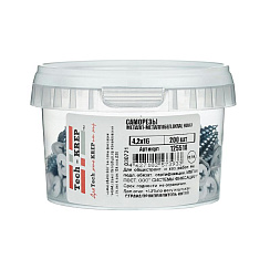 Саморез ШСММ 4,2х16 бел. KP RAL 9003 (200 шт) - ведро малое ( 0,396 кг) | 125518 | Tech-KREP
