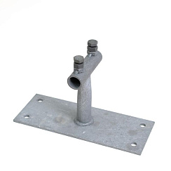 Держатель мачты для крепления к стене мачты молниприёмника 1-4 м (вынос 110 мм) TDZ | PR08.26333 | Промрукав