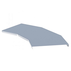 Крышка на угол 45 град. горизонтальный для лестничнго лотка 500мм HDZ | kglt45500-HDZ | EKF