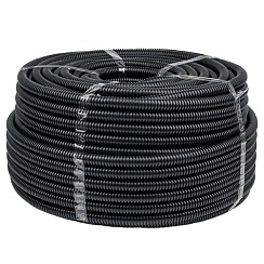 Труба гофр. FRHF  с зондом d50мм (20м.) черная Plast EKF PROxima | FRHF-50 | EKF