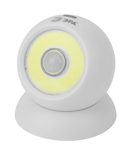 Светильник пушлайт (подсветка) SB-802 "Сфера-2" [5Вт. COB, 3xAAA, датчик движения, магнит, бл.] | Б0036608 | ЭРА