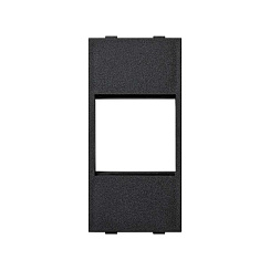 Simon Connect Адаптер для 1 механизма 45х45мм, CIMA-модуль 108х52мм, графит | S74-14 | Simon