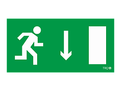 Пиктограмма (наклейка) Указатель двери правосторонний (130х260) для URAN/ANTARES | 2502001720 | Световые Технологии