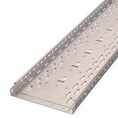 Лоток перфорированный Стандарт INOX (AISI 409) 300х50х3000 (0,8 мм) (12 м/уп) | PR16.2420 | Промрукав
