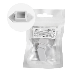 Заглушка без отверстия для профиля CAB272, LD354 (комплект 4шт) FERON | 48229 | FERON