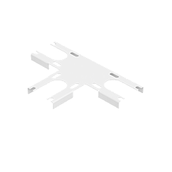 T-cоединение Mercury Mall IP54 комплект: 1шт RAL9003 белый муар | V4-R0-00.0009.MIP-0004 | VARTON